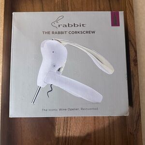 Rabbit Wine The Rabbit Corkscrew | White | NWT